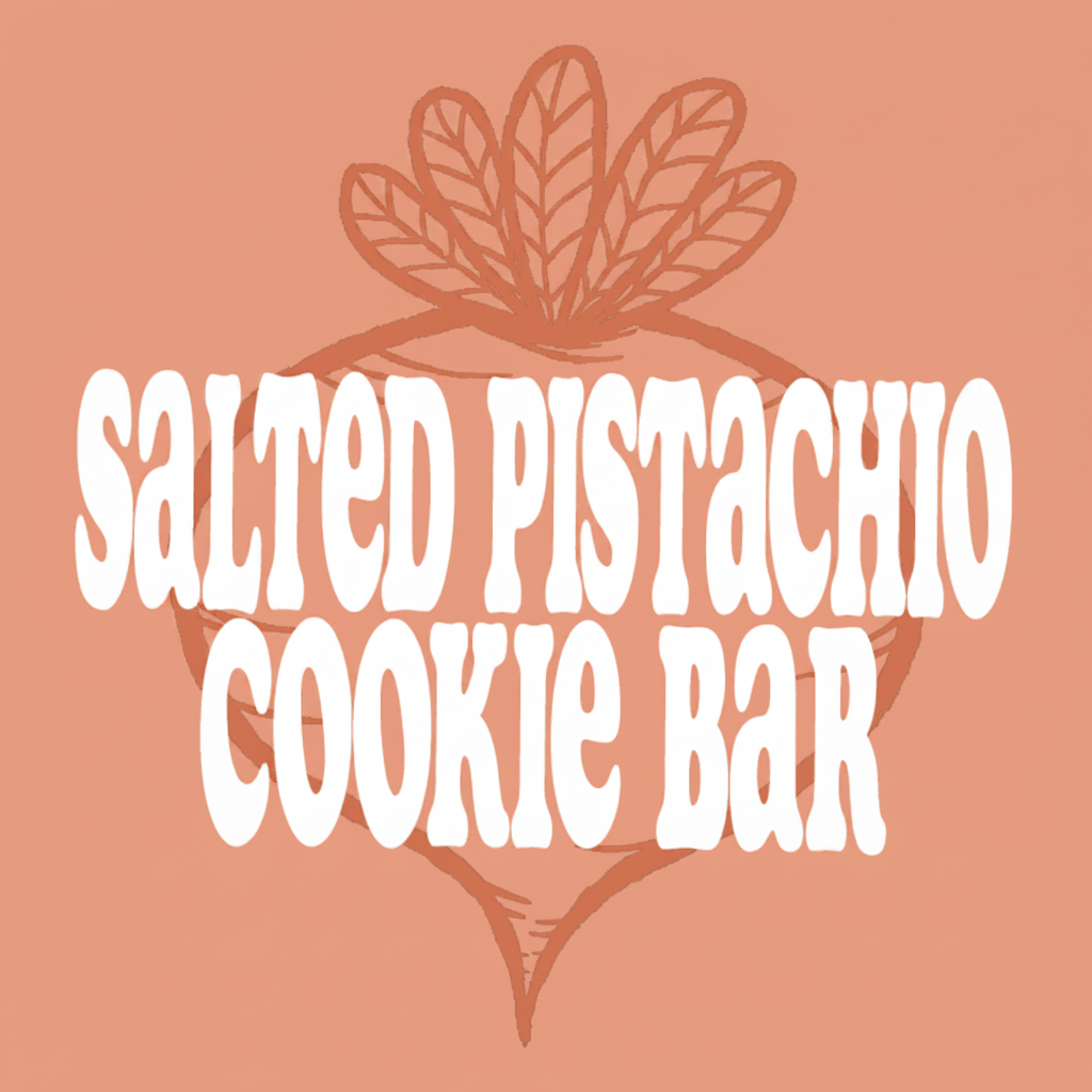 SALTED PISTACHIO COOKIE BARS