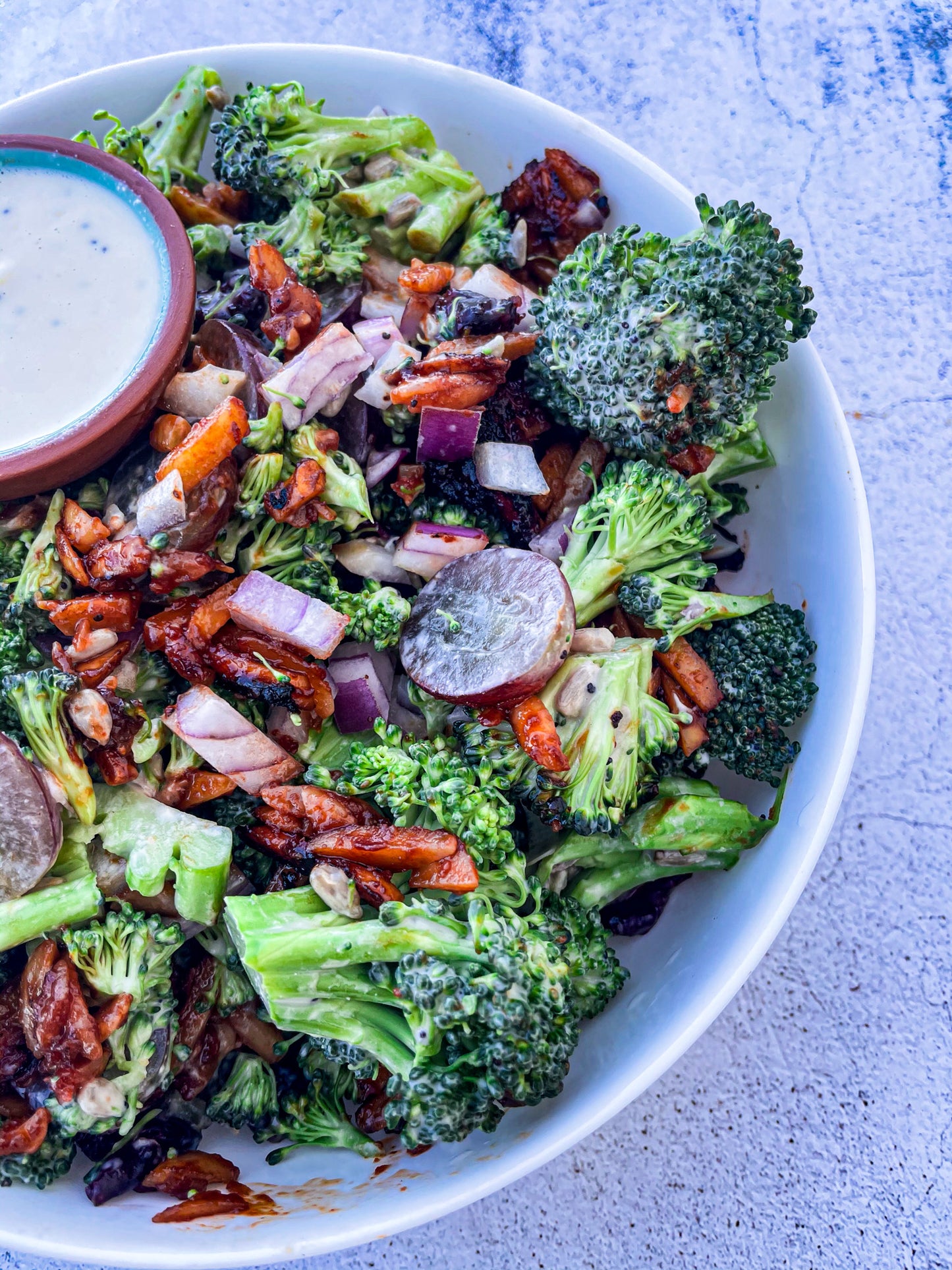 LEMON POPPYSEED BROCCOLI SALAD (GF)