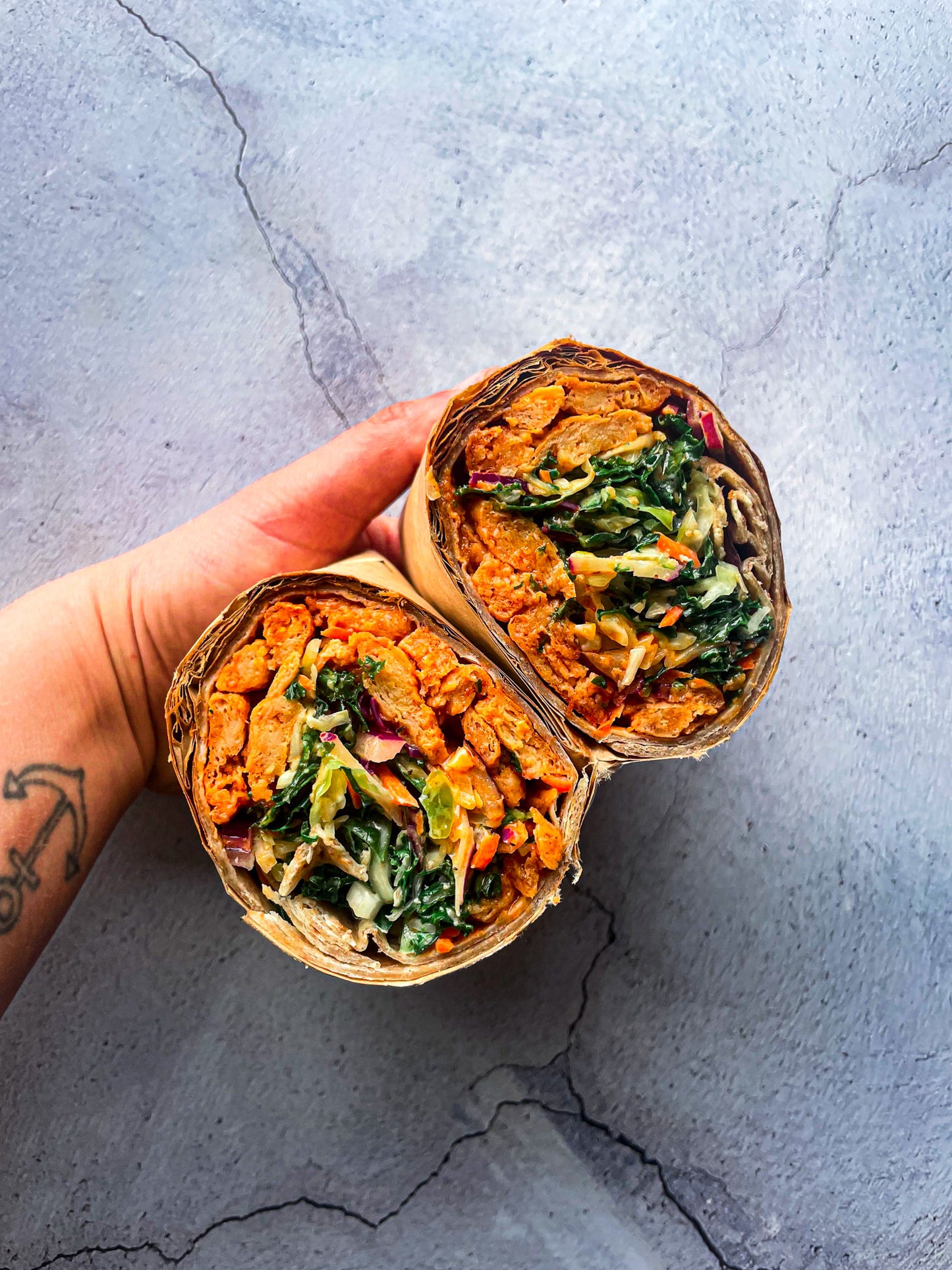 SMOKEY BBQ CHIKUN WRAP