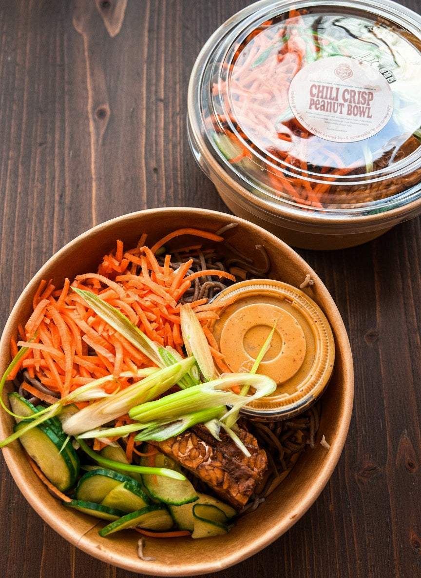 CHILI CRISP PEANUT NOODLES