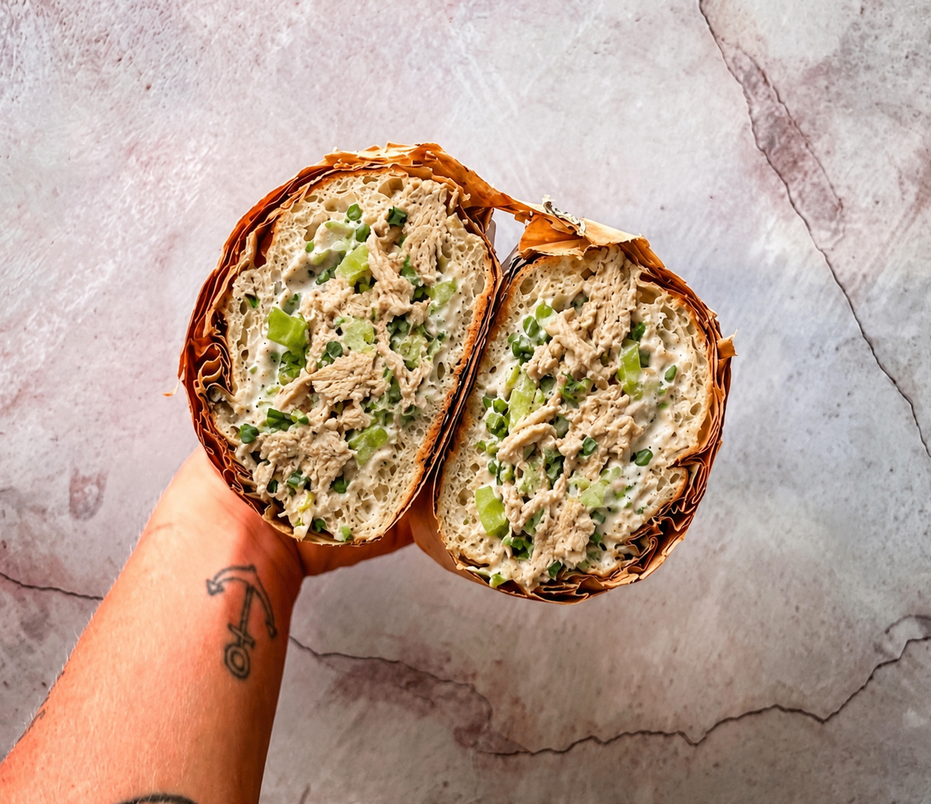 CLASSIC CHIKUN SALAD SANDWICH