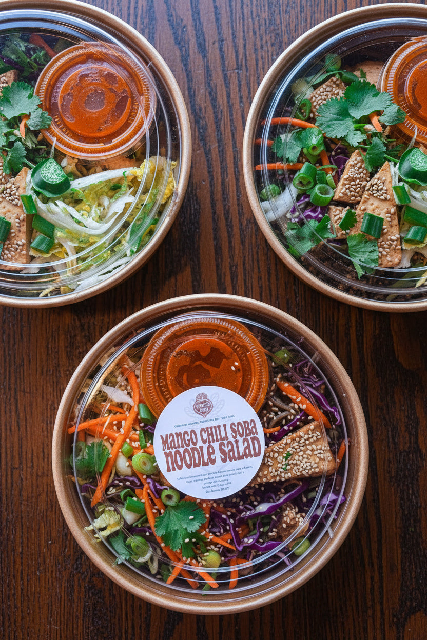 MANGO CHILI SOBA NOODLE SALAD