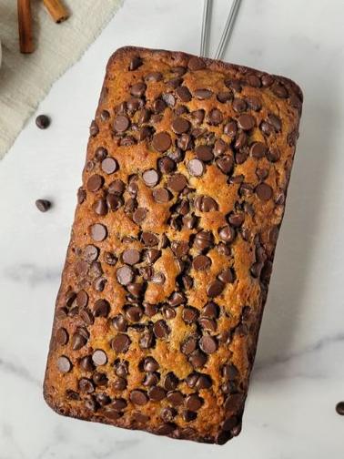 CHOCO CHIP BANANA WALNUT LOAF