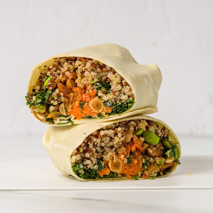- ASIAN EDAMAME CRUNCH WRAP -
