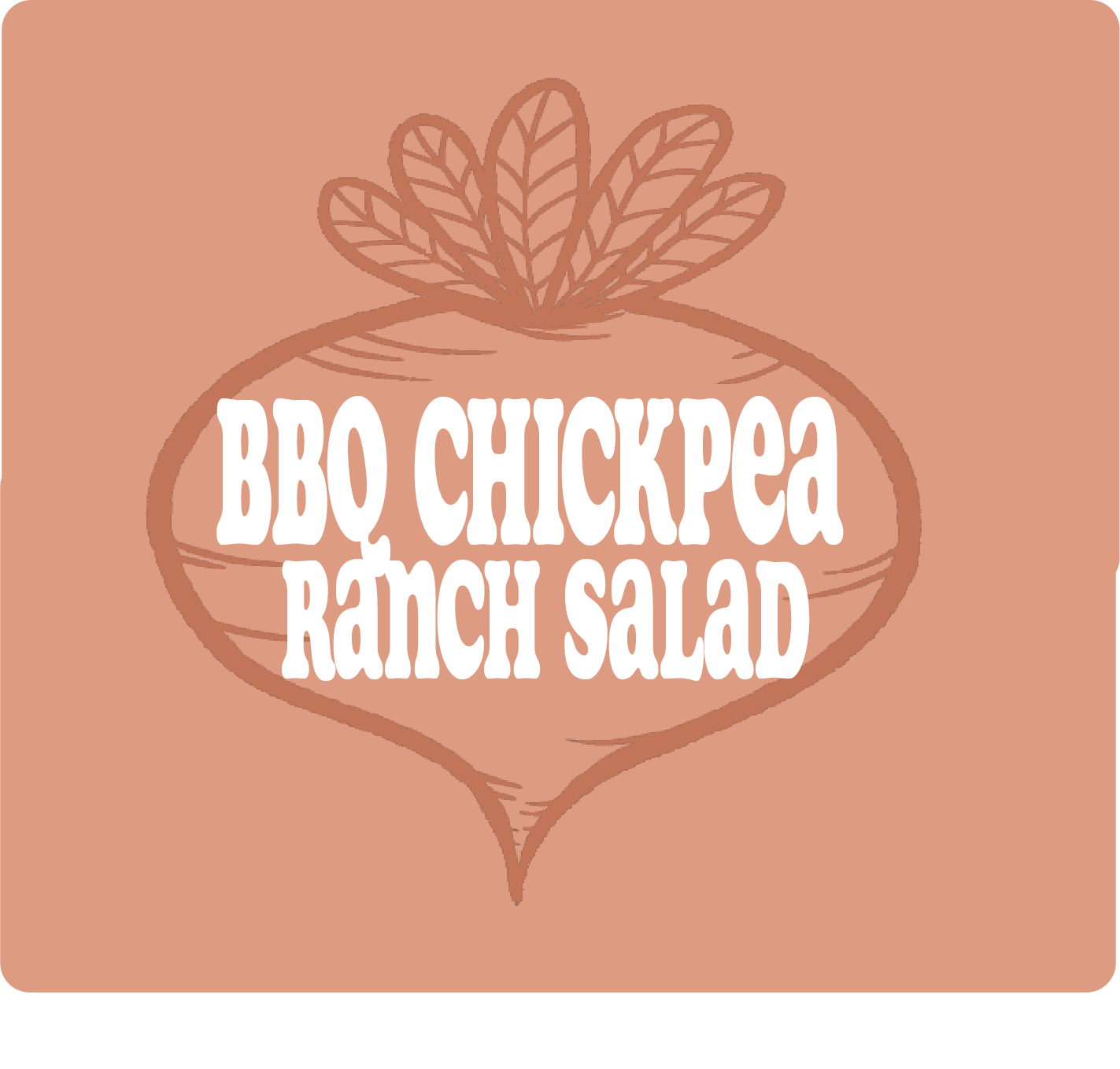 BBQ CHICKPEA RANCH SALAD
