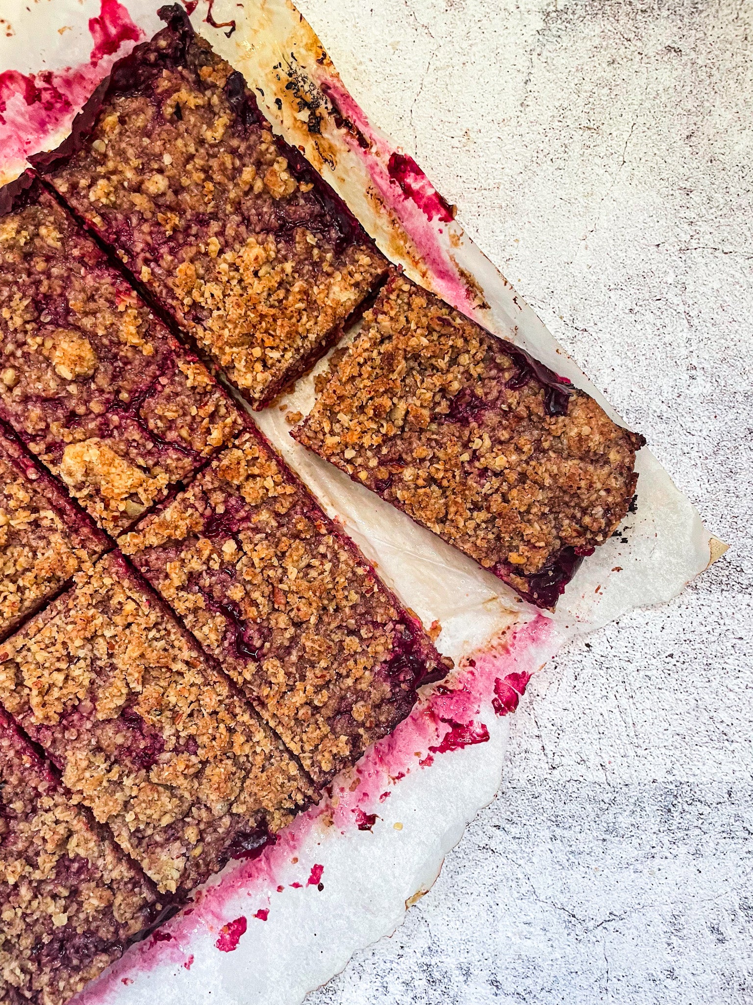 Tummy Raspberry Challenge RASPBERRY CRUMBLE BAR – Terracotta Tummy