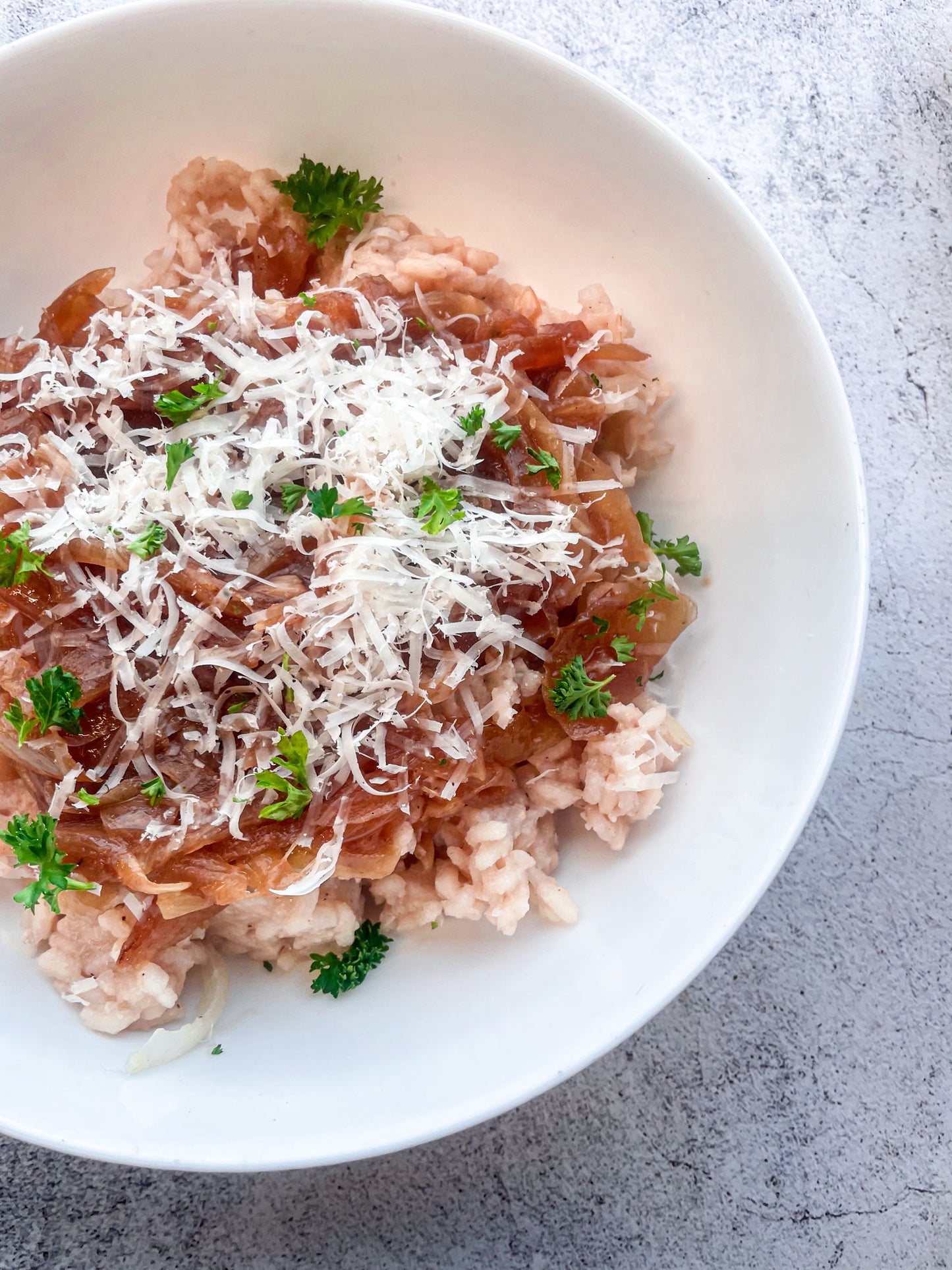 CARAMELIZED ONION RISOTTO (GF)