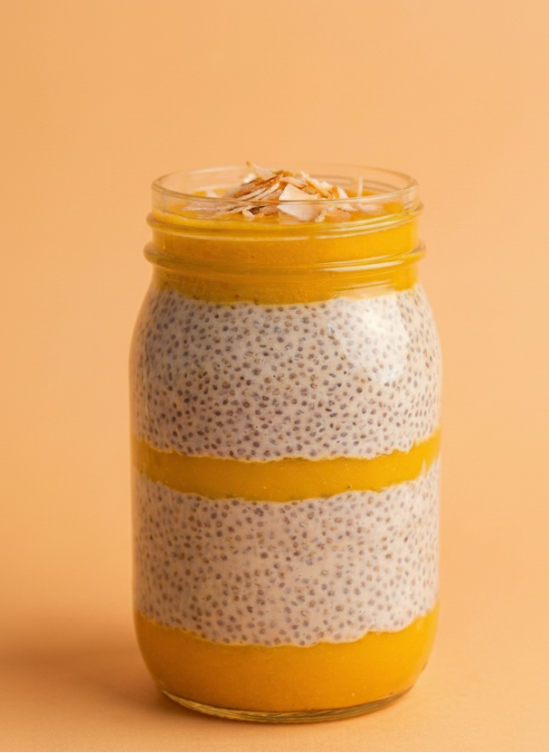 MANGO STICKY RICE CHIA PUDDING