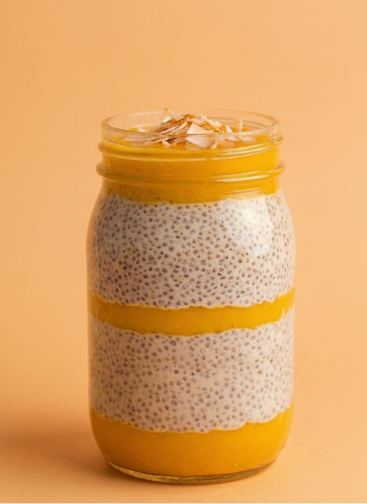 MANGO STICKY RICE CHIA PUDDING